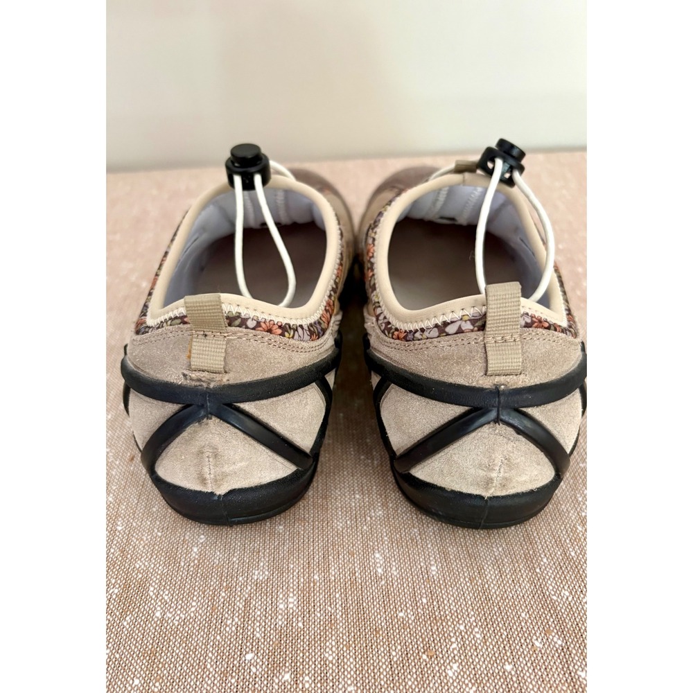 Rieker Walking Sneakers Tan Suede Floral Gorpcore Active Comfort Shoes Sz 9 - Picture 4 of 14